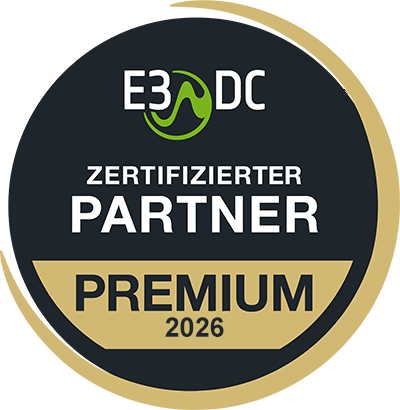 E3/DC Badge zertifizierter Partner Premium 2026